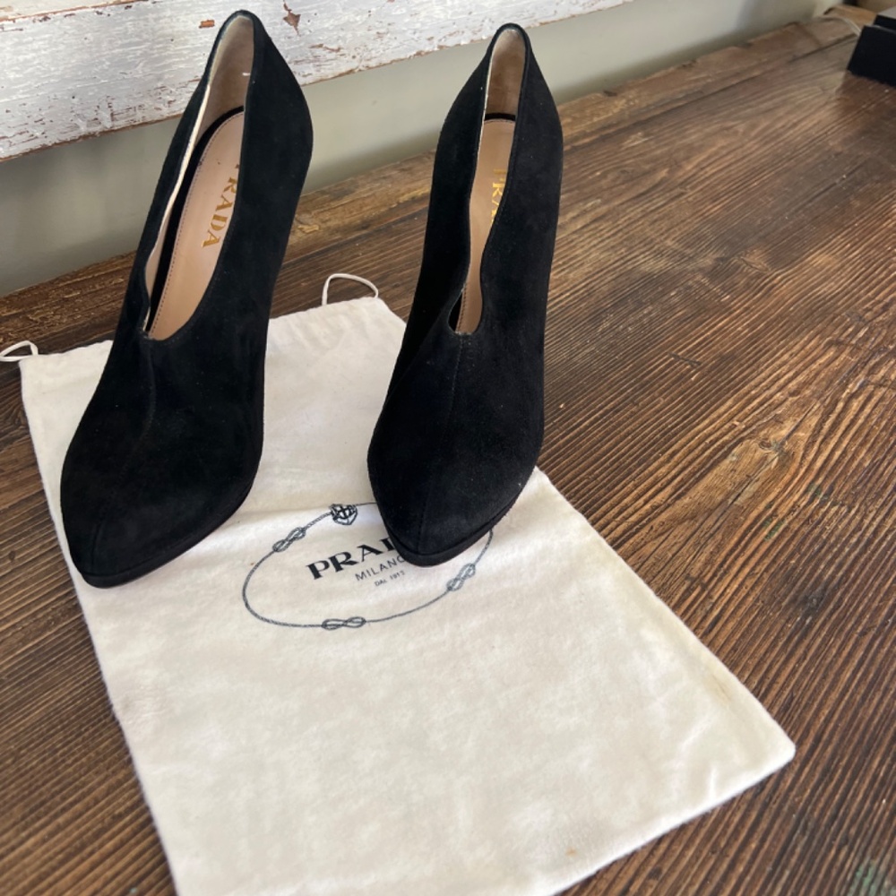 Prada- Calzature Donna Pumps- Size 37.5- Comes with Original Box and 2 Dustbags - Picture 14 of 17